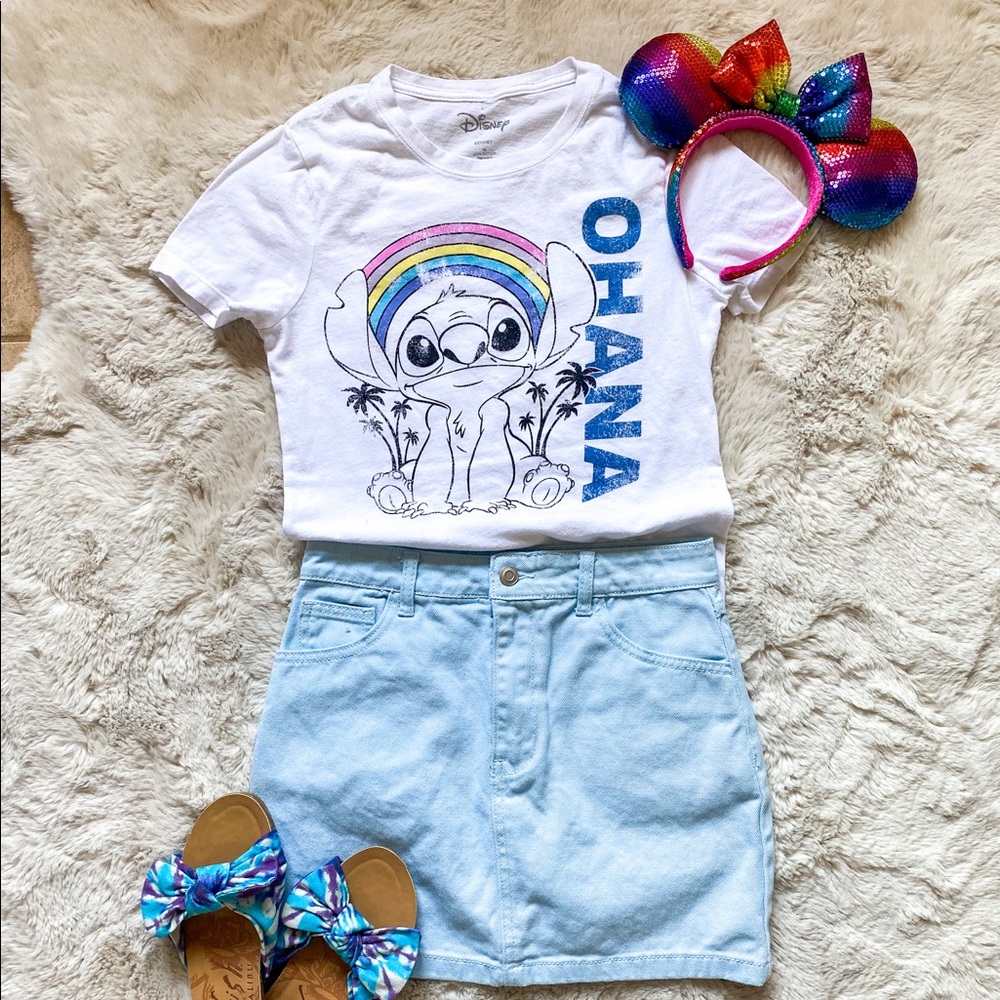 Disney Stitch Ohana Graphic Tee